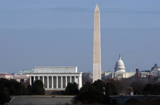 Washington Monument and United States Capitol